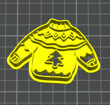 Maglione natalizio fatto a mano regalo calzino calzini popolare Natale inver v1 stampino per biscotti cookie cutter
