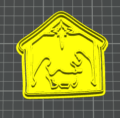 Nativity Scene Shape Cookie Cutters and Embossed christmas v1 stampino per biscotti cookie cutter