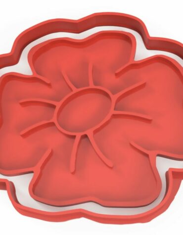 Papavero bocciolo Cookie Cutter Fondant Biscuit Icing Bake stampino biscotti