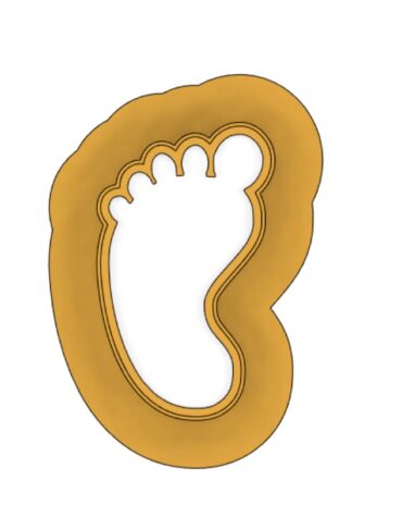 Piedini bambino stampino per biscotti cookie cutter