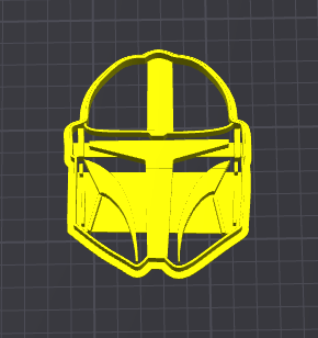 Star Wars Cookie Cutter Mandalorian stampino per biscotti cookie cutter