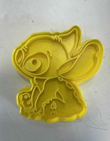 Stitch seduto Cookie Cutter Fondant Biscuit Icing Bake stampino biscotti
