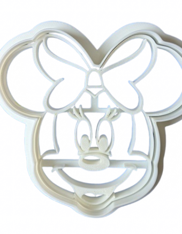 Tagliabiscotti o fondente Minnie Mouse 2 pezzi stampato in 3d