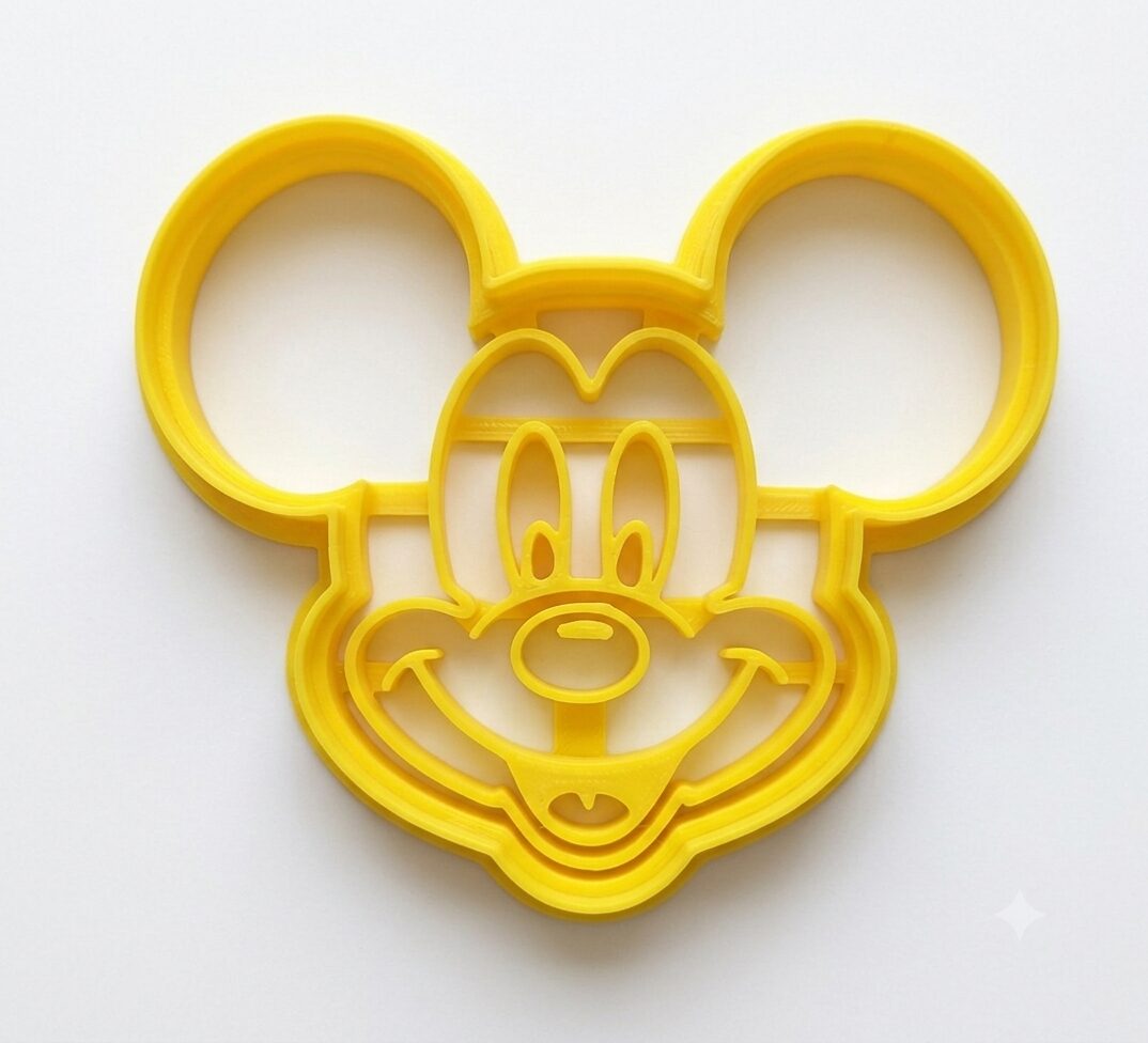 Tagliabiscotti o fondente Topolino stampato in 3d
