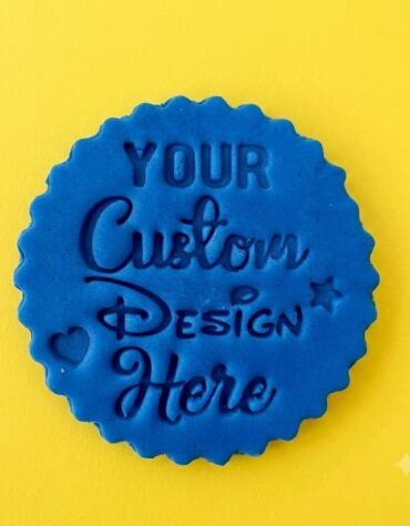 Timbro fondente personalizzato Debosser cupcake glassa biscotti decorazione torta stampino per biscotti cookie cutter