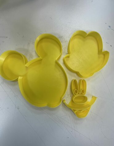 Topolino diviso in pezzi Cookie Cutter Fondant Biscuit Icing Bake stampino biscotti