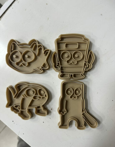 TungTungSahur Tagliabiscotti Stickman italiano Brainrot stampini biscotti cookie cutter