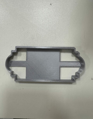 cornice a punta e squadrata stampino per biscotti cookie cutter