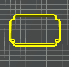 cornice framework 2 stampino per biscotti cookie cutter