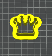 corona stampino per biscotti cookie cutter crown -2