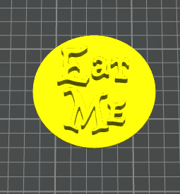 eat me stampino per biscotti cookie cutter