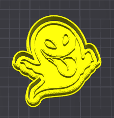 fantasmino ghost fantasma stampino per biscotti cookie cutter