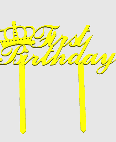 first birthday caketopper
