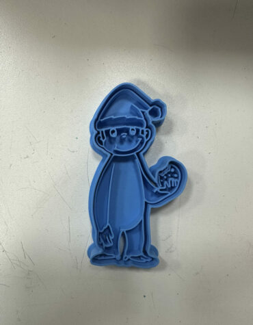 george la scimmia con cappello natale natalizio christmas stampino per biscotti cookie cutter