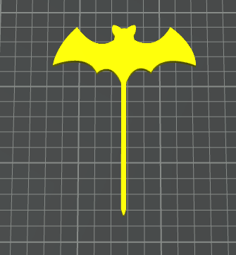 halloween bat2 cake topper stampino per biscotti cookie cutter