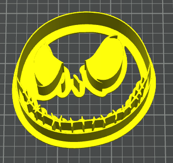 jack skellington 3 stampino per biscotti cookie cutter