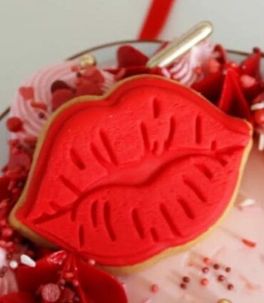 labbra con debosser stampino per biscotti cookie cutter