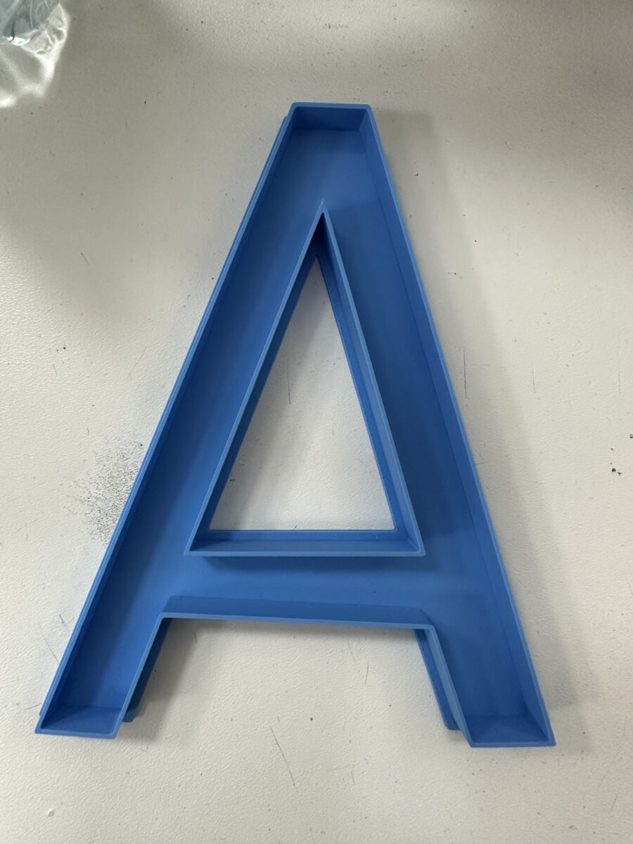 lettera A alta 13 stampino per biscotti cookie cutter