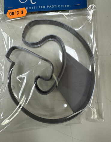 lettera G h11cm stampatello stampino per biscotti cookie cutter