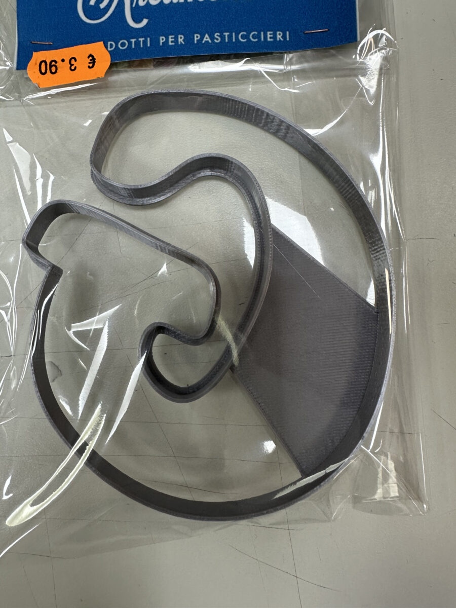 lettera G h11cm stampatello stampino per biscotti cookie cutter