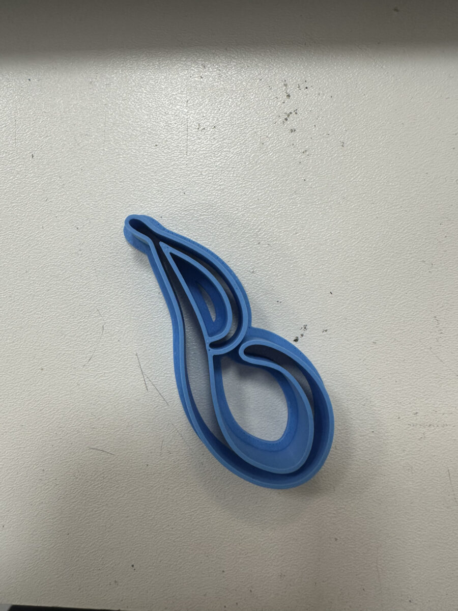 lettera I piccolina stampino per biscotti cookie cutter
