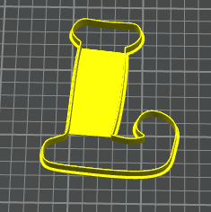 lettera L h 11 stampatello stampino per biscotti cookie cutter