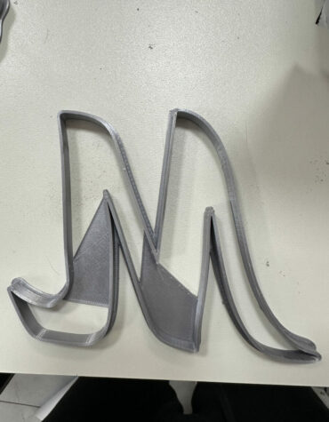 lettera M h 11 stampatello stampino per biscotti cookie cutter