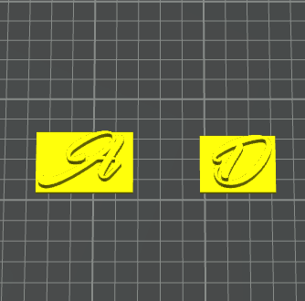lettera a d stampino per biscotti cookie cutter