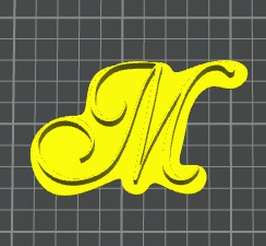 lettera m stampino per biscotti cookie cutter