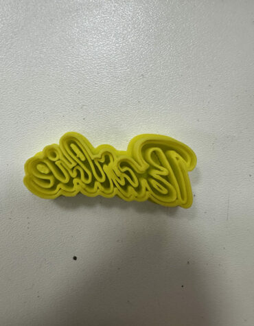 logo barbie stampino per biscotti cookie cutter v1