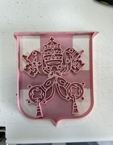 logo curia papale stampino per biscotti cookie cutter