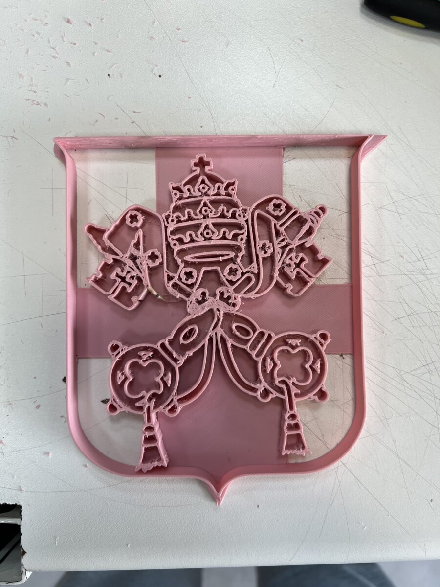 logo curia papale stampino per biscotti cookie cutter