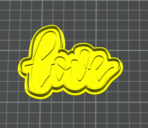 love debosser stampino per biscotti cookie cutter