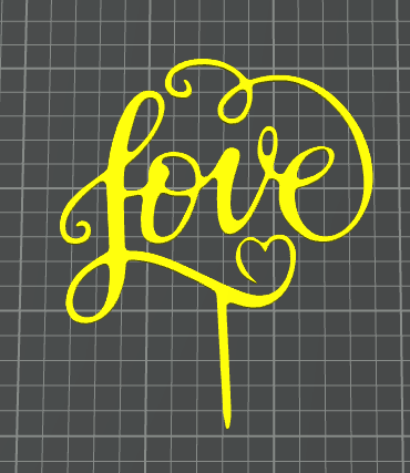 love san valentino caketopper san valentino
