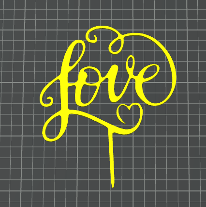 love san valentino caketopper san valentino