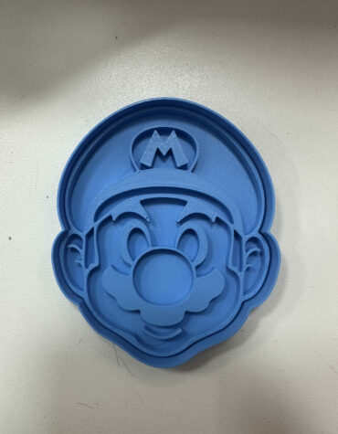 mario bros mario stampino per biscotti cookie cutter