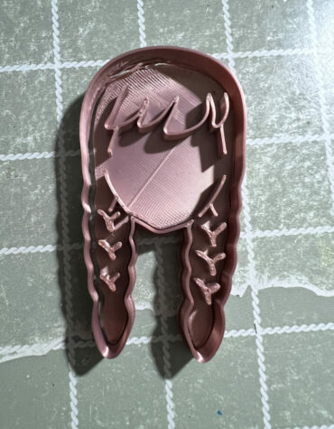 mercoledì wedsneday testa stampino per biscotti cookie cutter