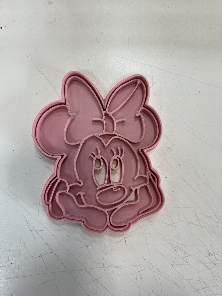 minnie con mani stampino per biscotti cookie cutter