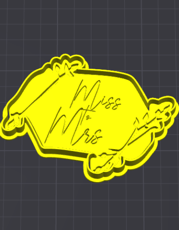 miss to mrs con piante stampino per biscotti cookie cutter