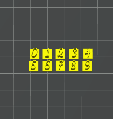numeri ad impressione stampino per biscotti cookie cutter v2