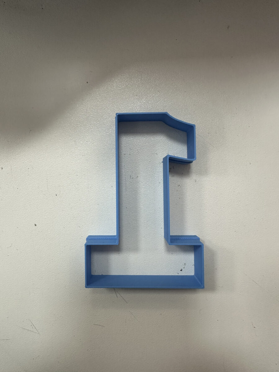 numero 1 a misura stampino per biscotti cookie cutter