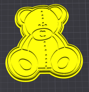 orso orsetto debosser stampino per biscotti cookie cutter