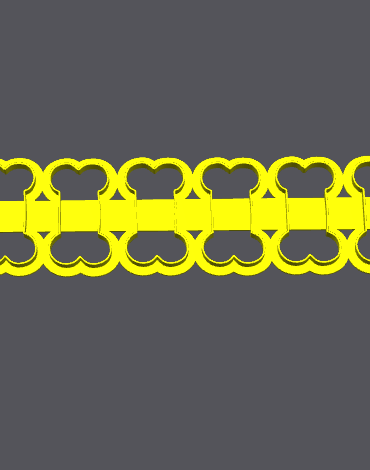 ossi x6 multipli v1 stampino per biscotti cookie cutter