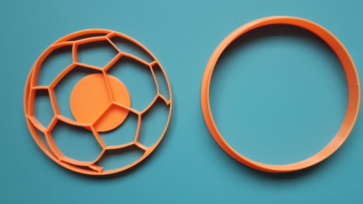 pallone da calcio stampino per biscotti cookie cutter