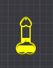 pene pinto 2 stampino per biscotti cookie cutter