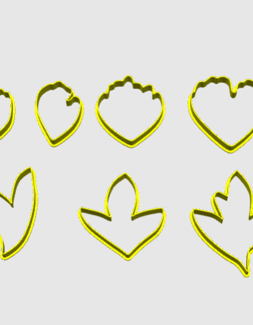 peonia stampino per biscotti cookie cutter