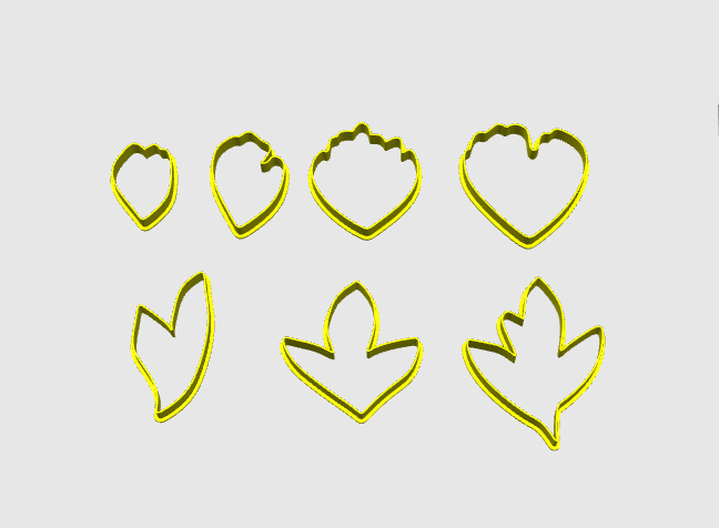 peonia stampino per biscotti cookie cutter