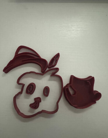 pinocchio scomposto stampino per biscotti cookie cutter