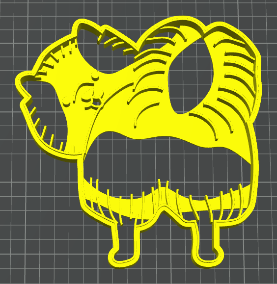 pomeranian stampino per biscotti cookie cutter