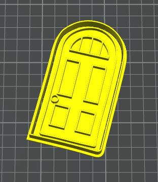 porta di Natale con formina stampino per biscotti cookie cutter